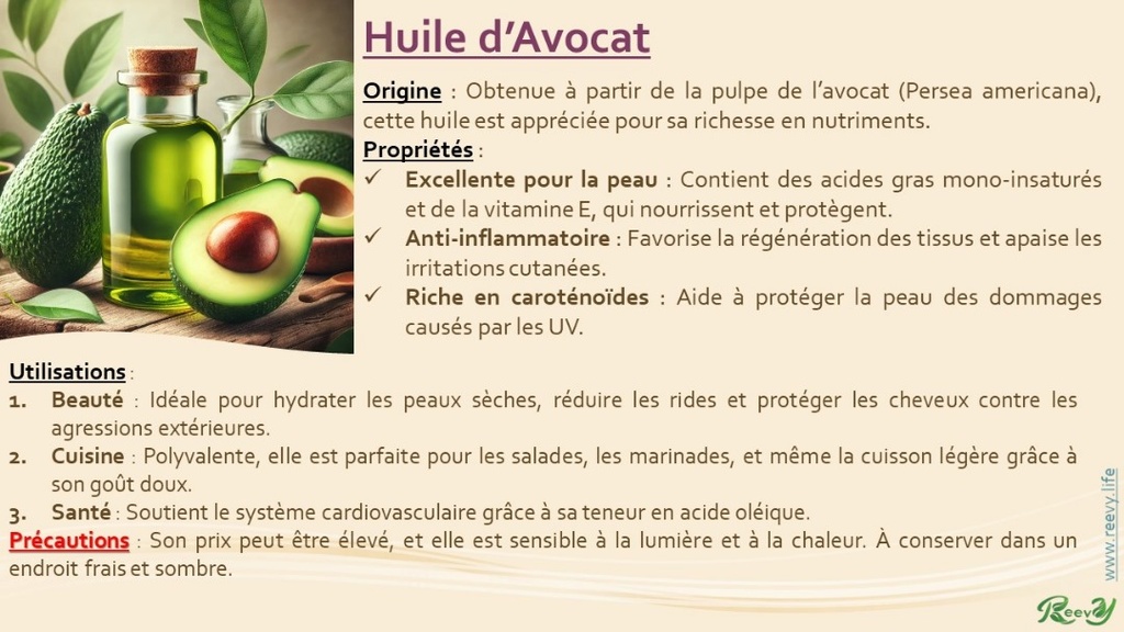 Huile d’avocat 0,5l
