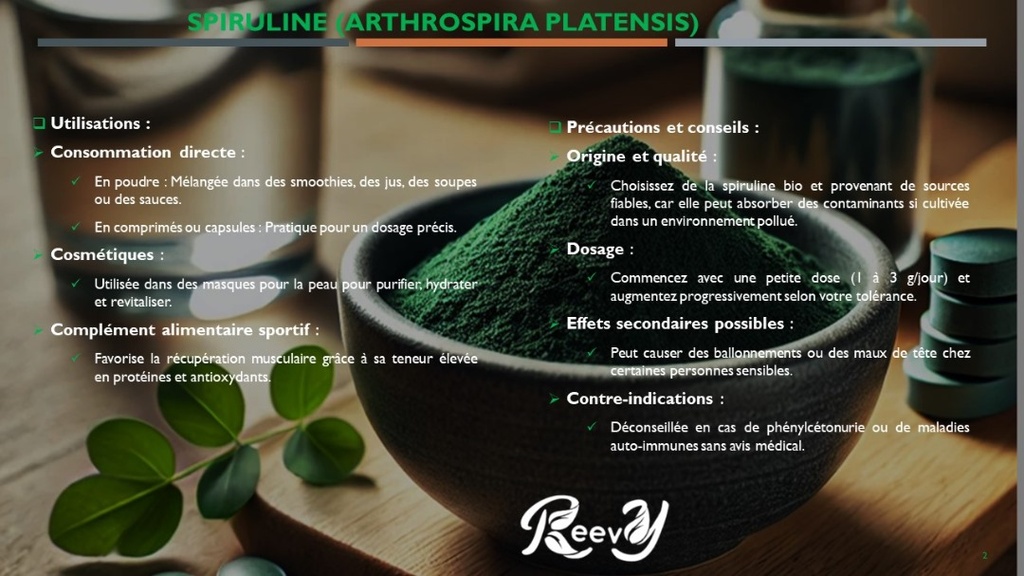 Spiruline 250g
