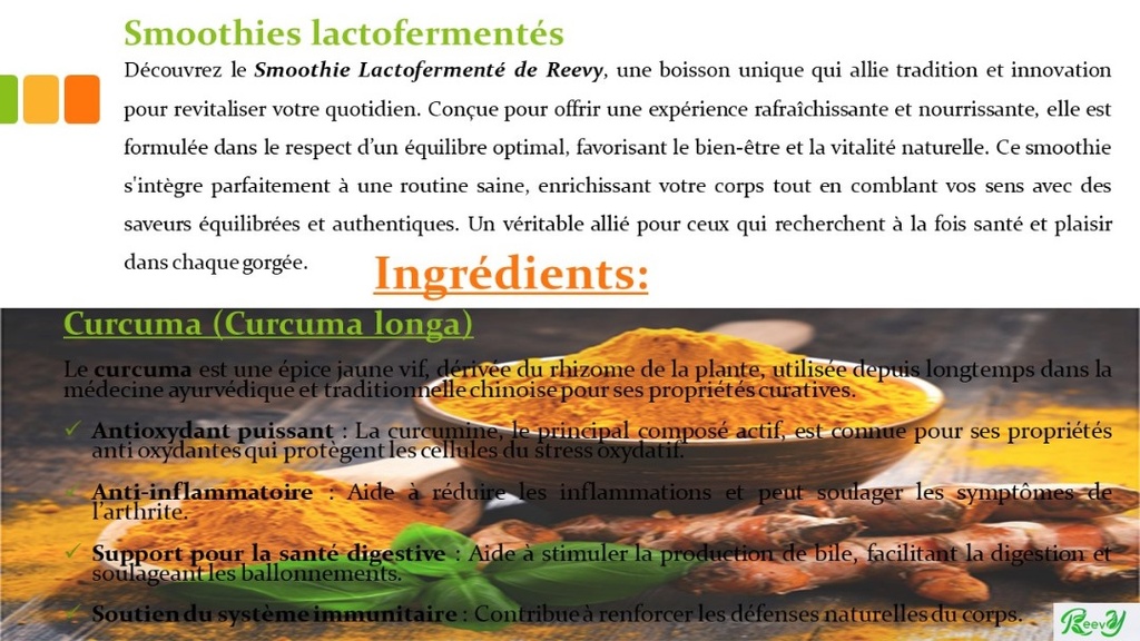 Smoothie lactofermenté