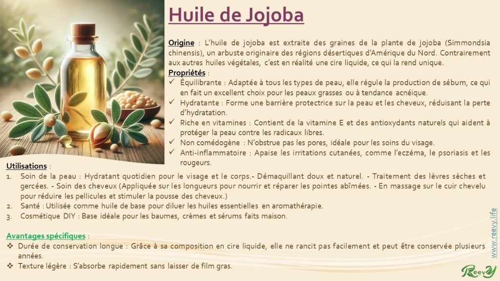 Huile de jojoba 120ml